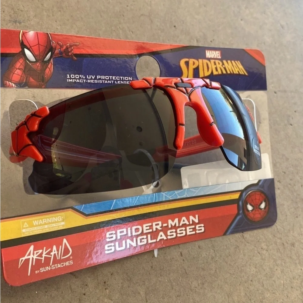 NWT pair of Marvel Spider-Man 100% UV Protection and Impact Resistant Lenses.